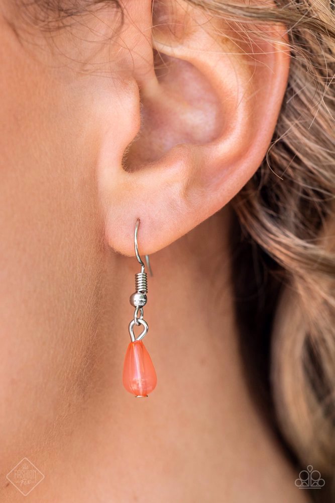 Totally Trolling - Orange ~ Paparazzi Long/Opera (28-34") Necklace
