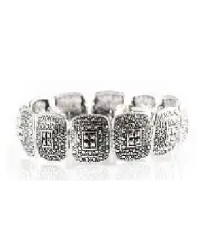 Radiantly Riviera - Silver Bracelet