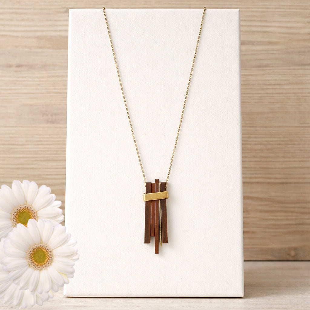 Cayman Castaway – Brass Necklace