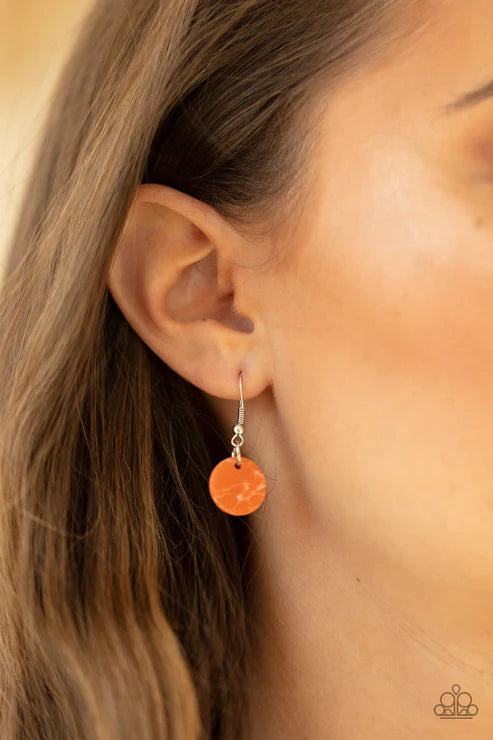Flower Powered - Orange ~ Paparazzi Necklace