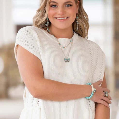 4 Piece Butterfly Set - Blue
