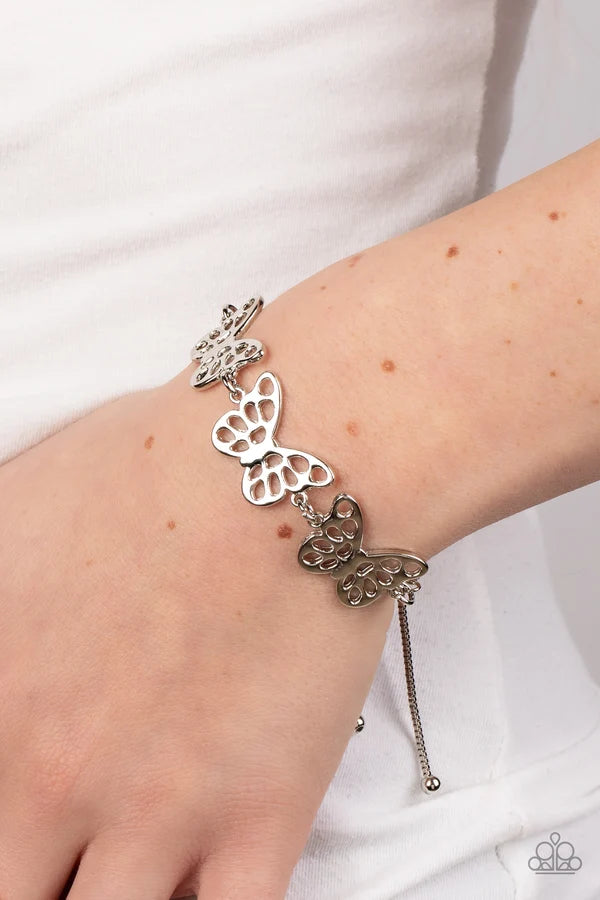 Put A WING On It! - Silver Bracelet