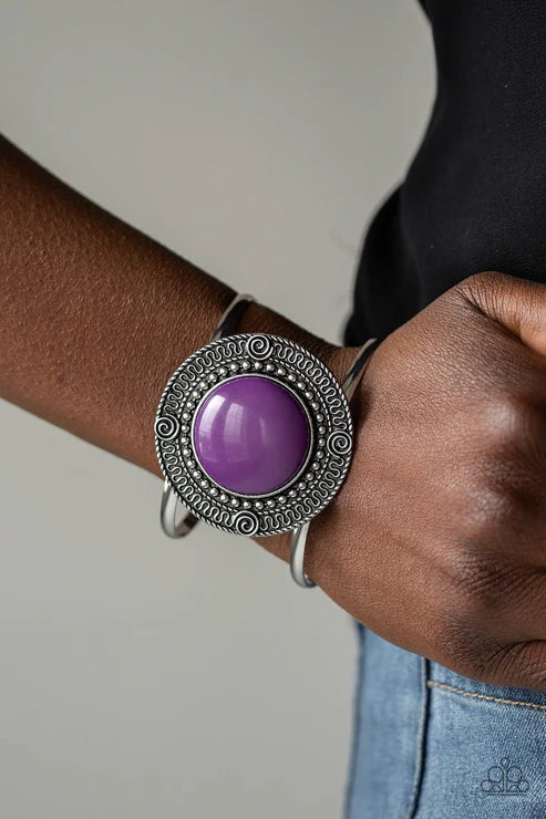 Tribal Pop - Purple Bracelet