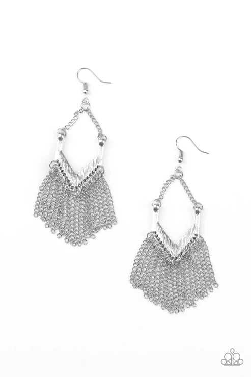 Unchained Fashion - Silver Earrings