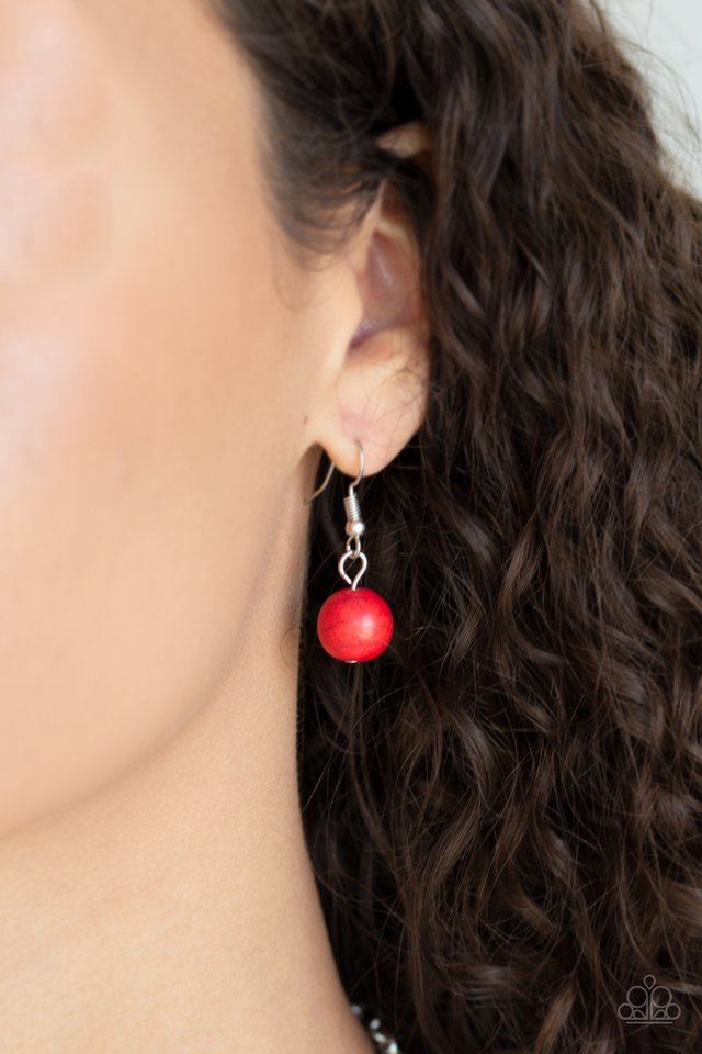 Artisan Artifact - Red ~ Paparazzi Long/Opera (28-34") Necklace