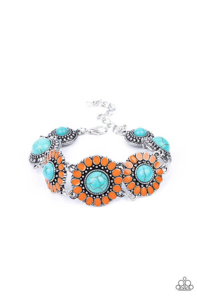 Bodaciously Badlands - Orange ~ Paparazzi Clasp Bracelet