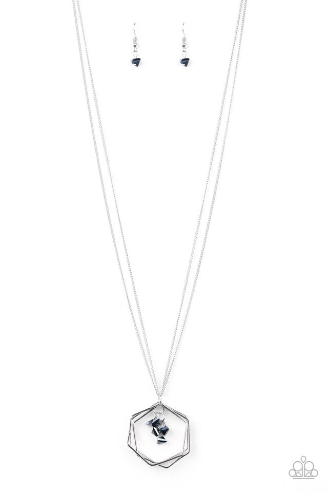 Chicly Geocentric - Blue Necklace