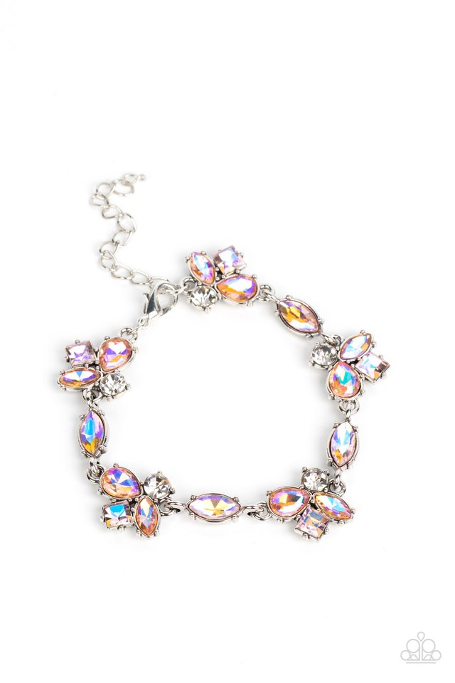 Colorful Captivation - Orange ~ Paparazzi Clasp Bracelet