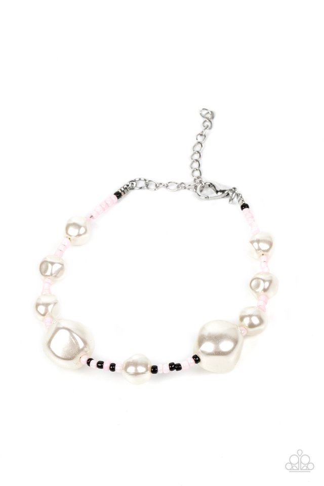 Contemporary Coastline - Pink ~ Paparazzi Clasp Bracelet