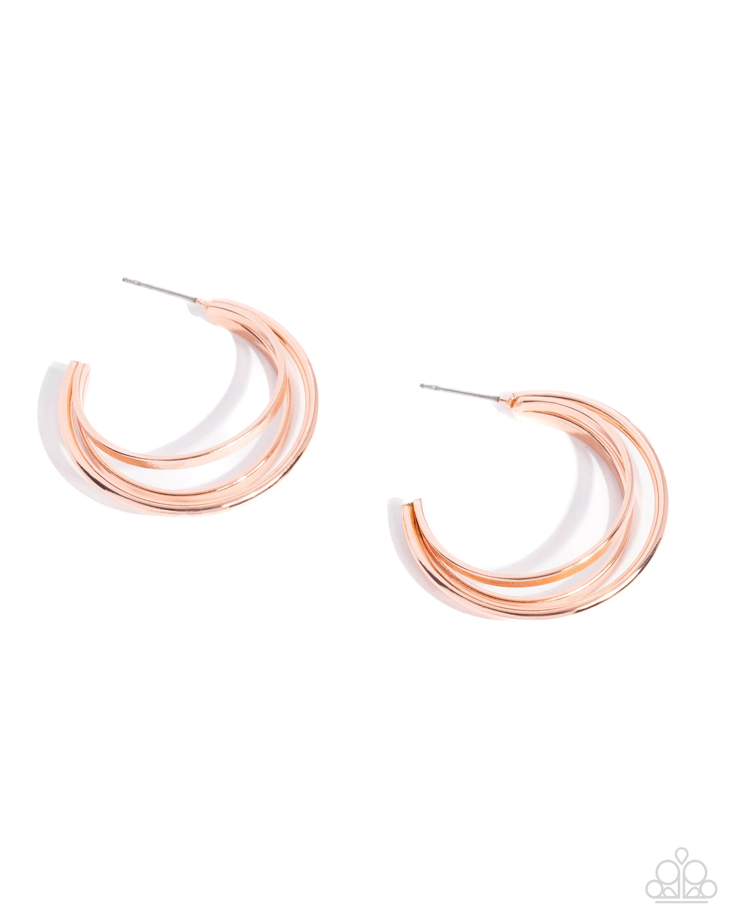 Curly Charisma - Gold ~ Paparazzi Hoop Earrings