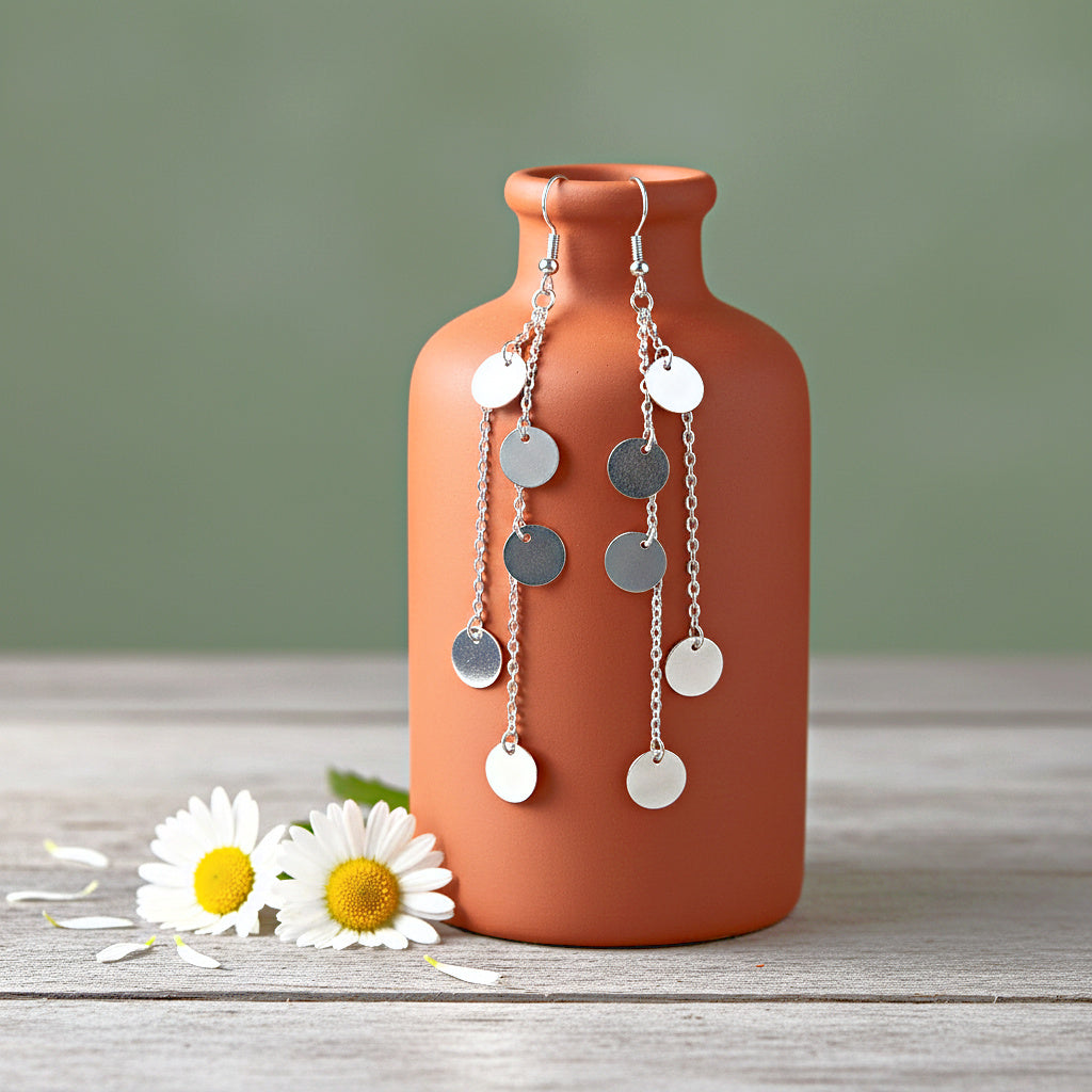 Take A Good Look - Silver Earrings