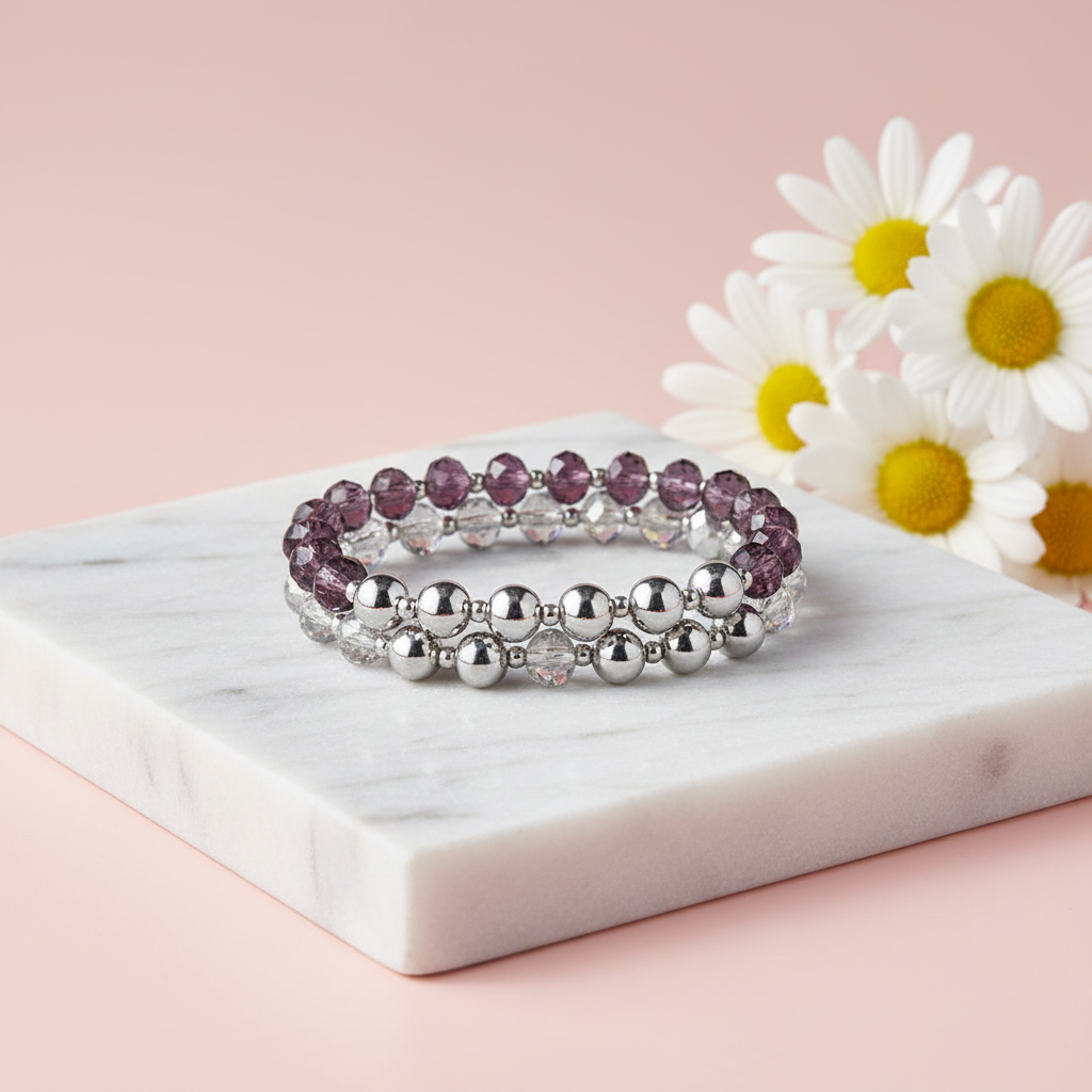 Millennial Grandeur - Purple Bracelet