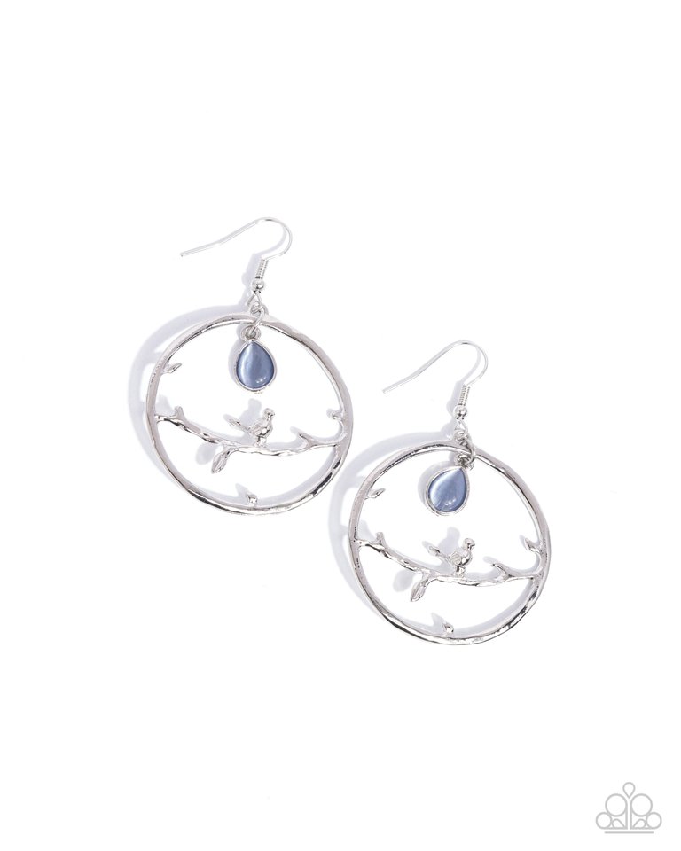 Picturesque Scene - Blue Earrings