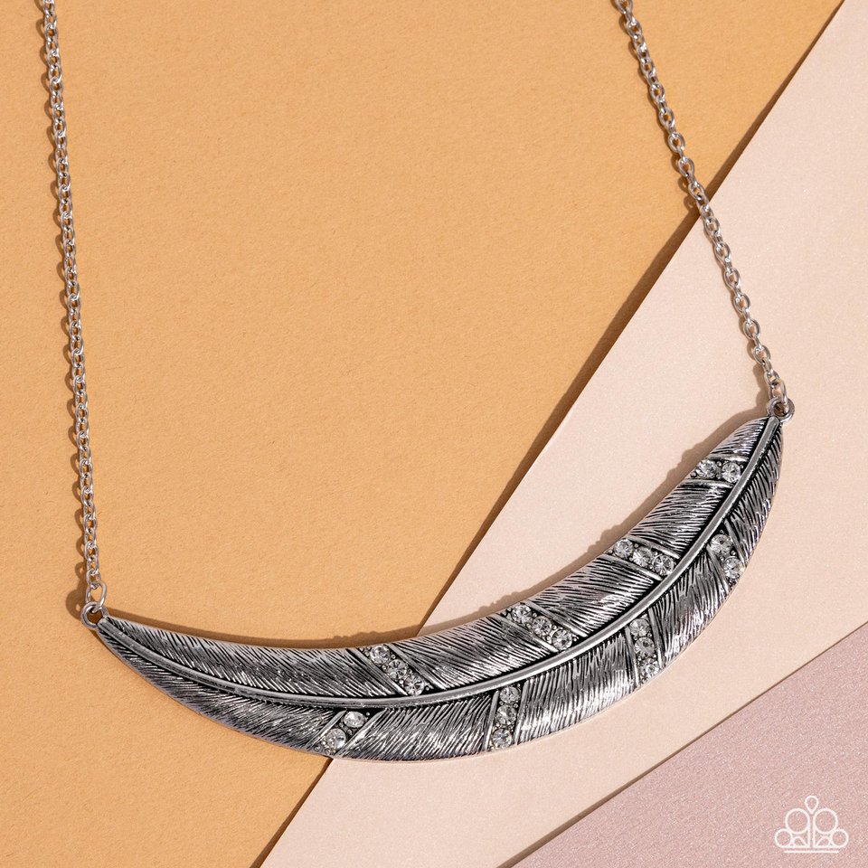 Say You QUILL - Silver Necklace