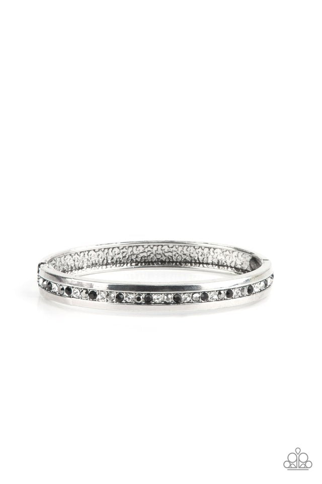 Urban Reign - Multi ~ Paparazzi Hinged Bangle Bracelet