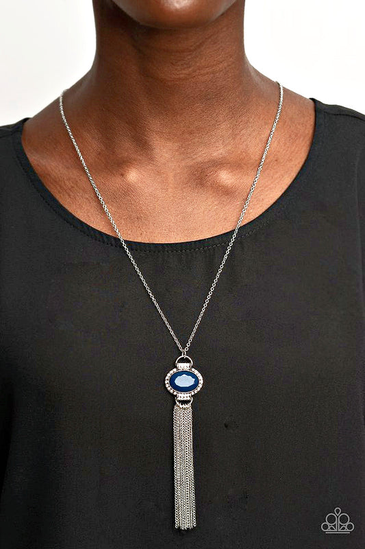 What Glows Up - Blue Necklace
