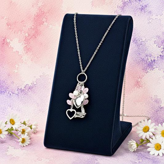 I Will Fly - Pink Necklace