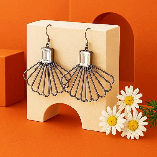 Factory Flair - Gunmetal  Earrings