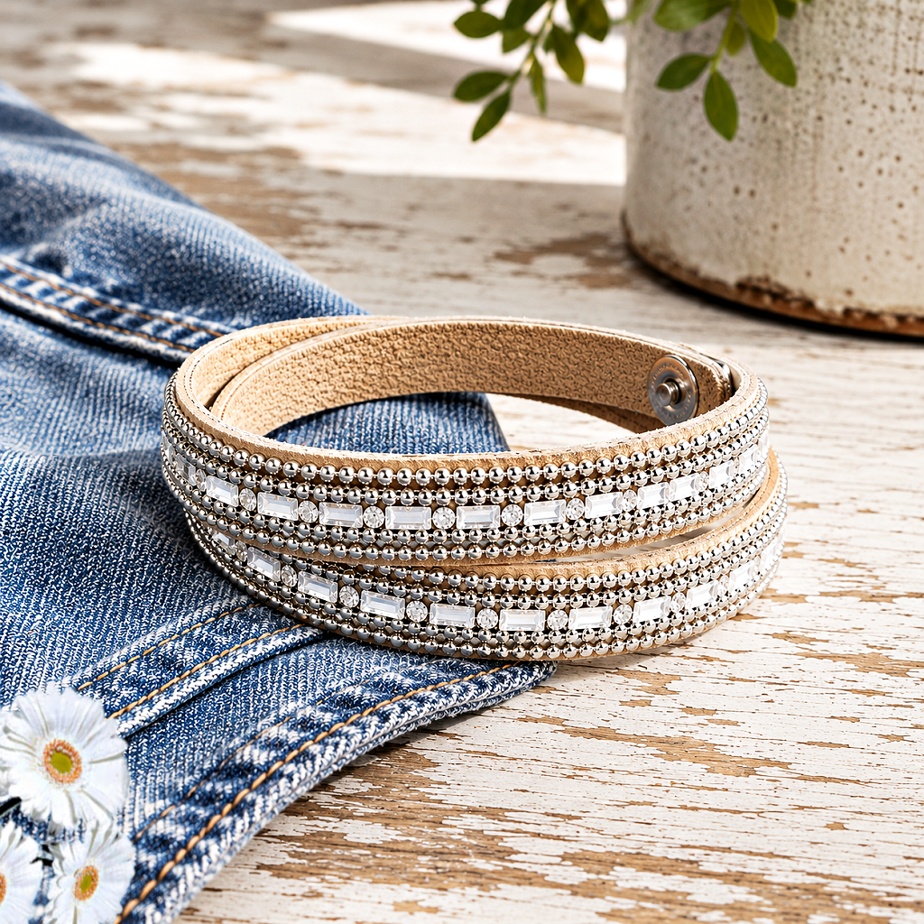 Shimmer and Sass - Brown Bracelet