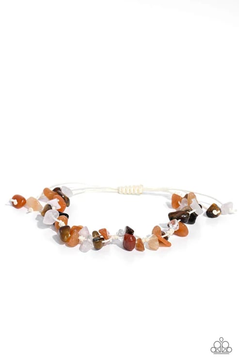 Knotted Kingdom - Orange  Bracelet
