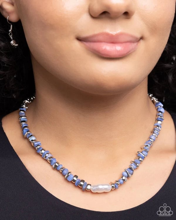 Seasonal Socialite - Blue  Necklace
