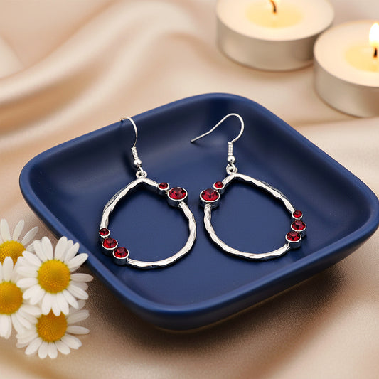 Shop Till You DROPLET - Red  Earrings
