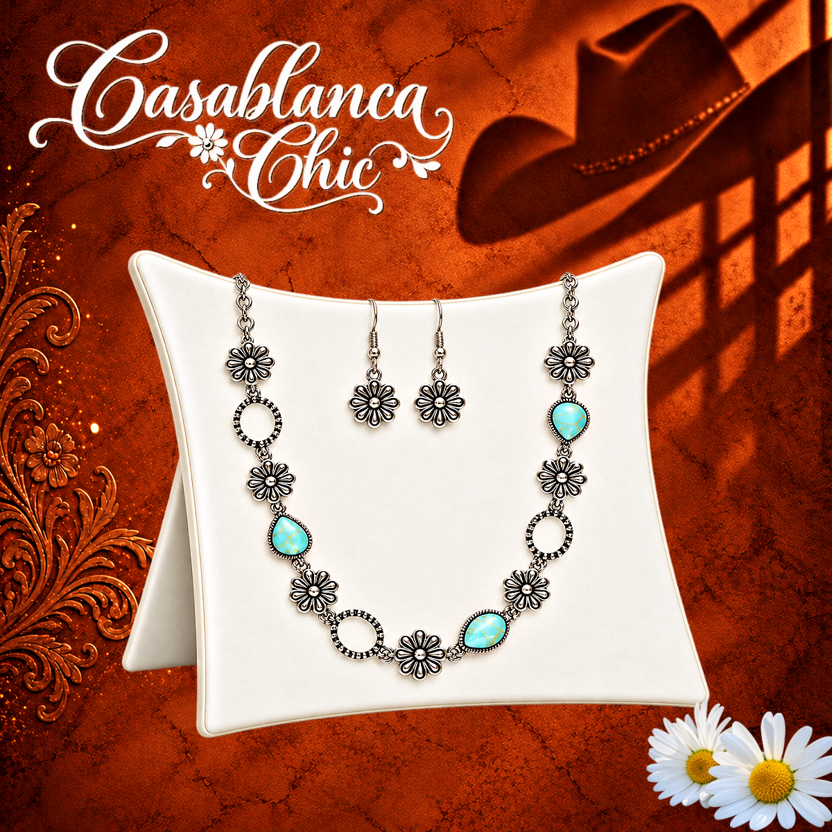 Casablanca Chic - Blue Necklace
