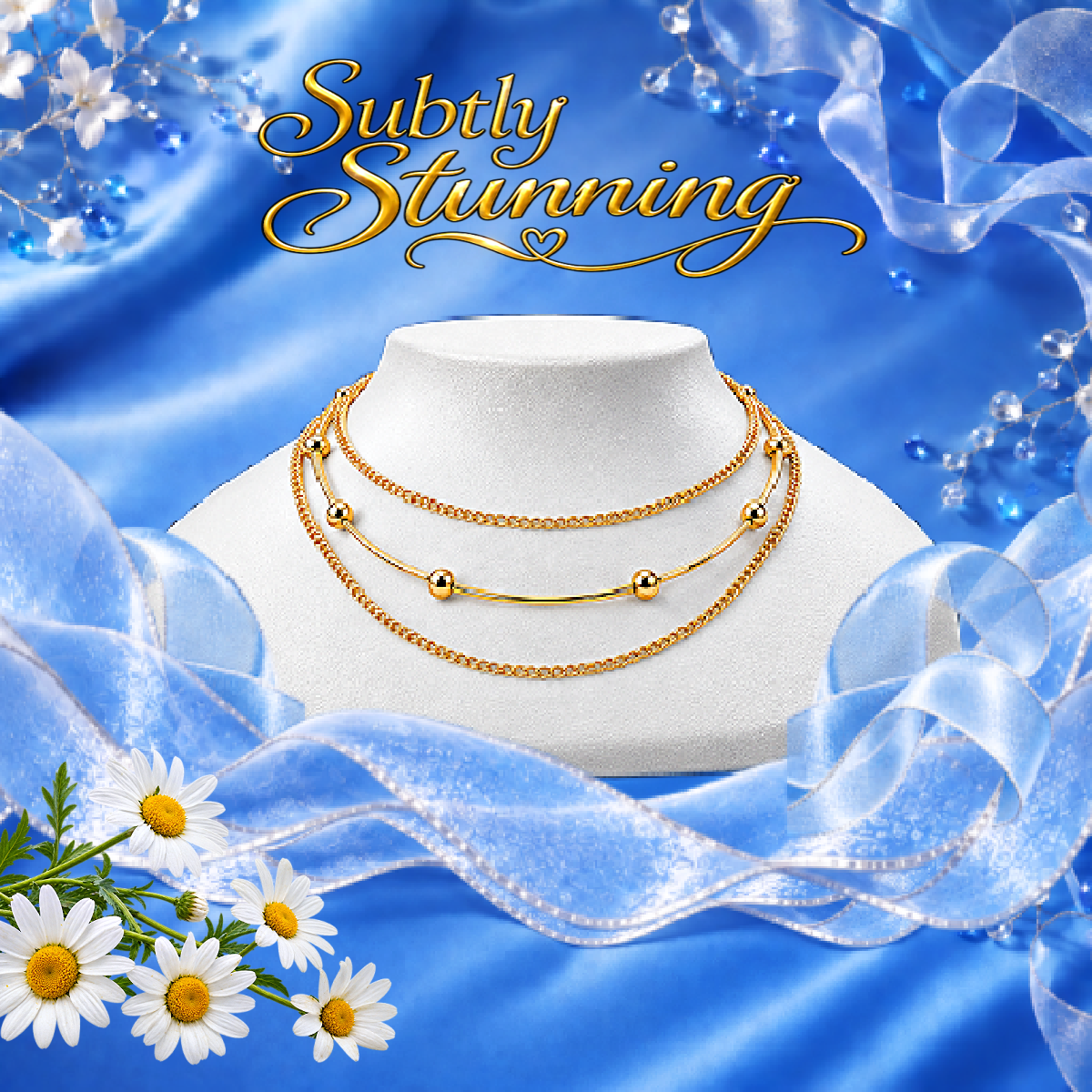 Subtly Stunning - Gold Necklace