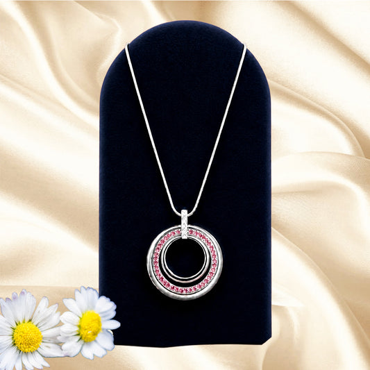 Gather Around Gorgeous - Pink  Necklace