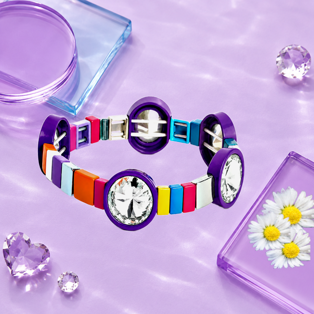Multicolored Madness - Purple  Bracelet