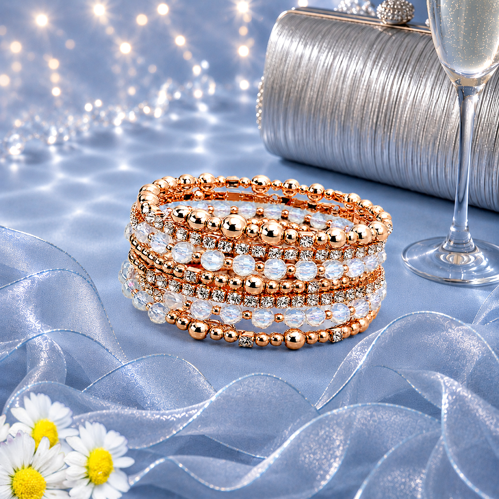 Ice Knowing You - Rose Gold  Bracelet