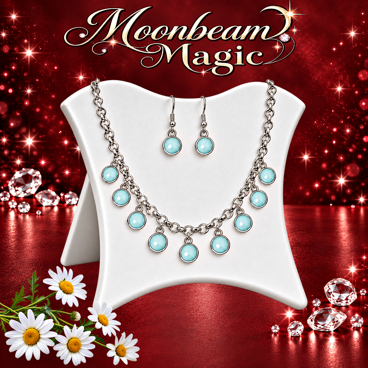 Moonbeam Magic - Blue Necklace