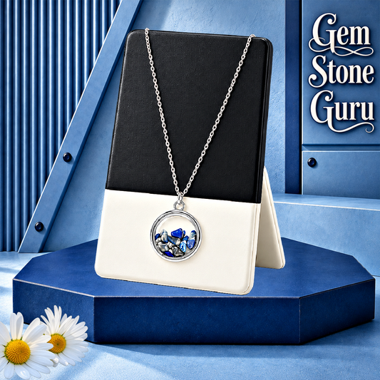 Gem Stone Guru- Blue Necklace