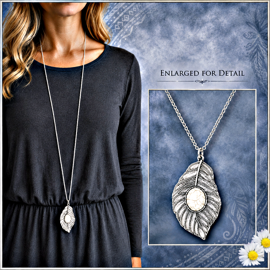 Flight Path - White Necklace