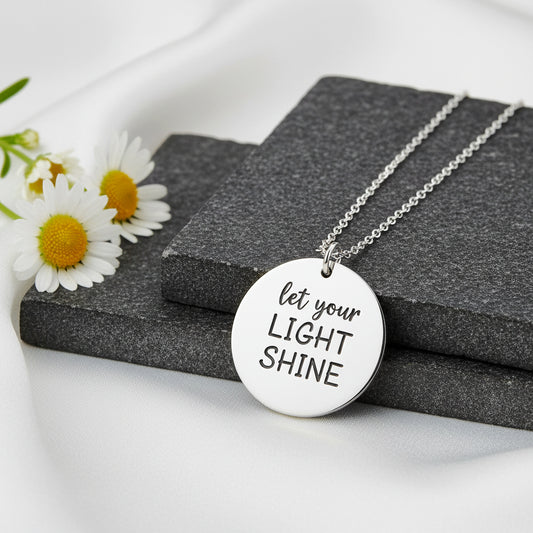 Light It Up — Silver Necklace