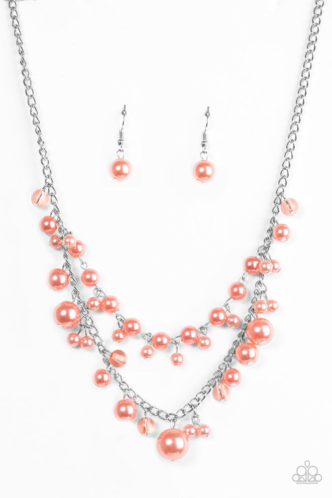 Blissfully Bridesmaid - Orange  Necklace