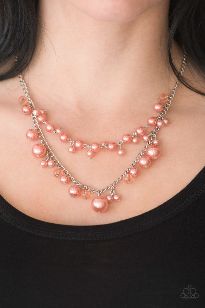 Blissfully Bridesmaid - Orange  Necklace