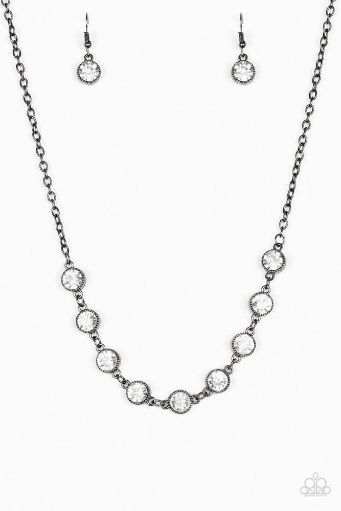Starlit Socials - Black Necklace