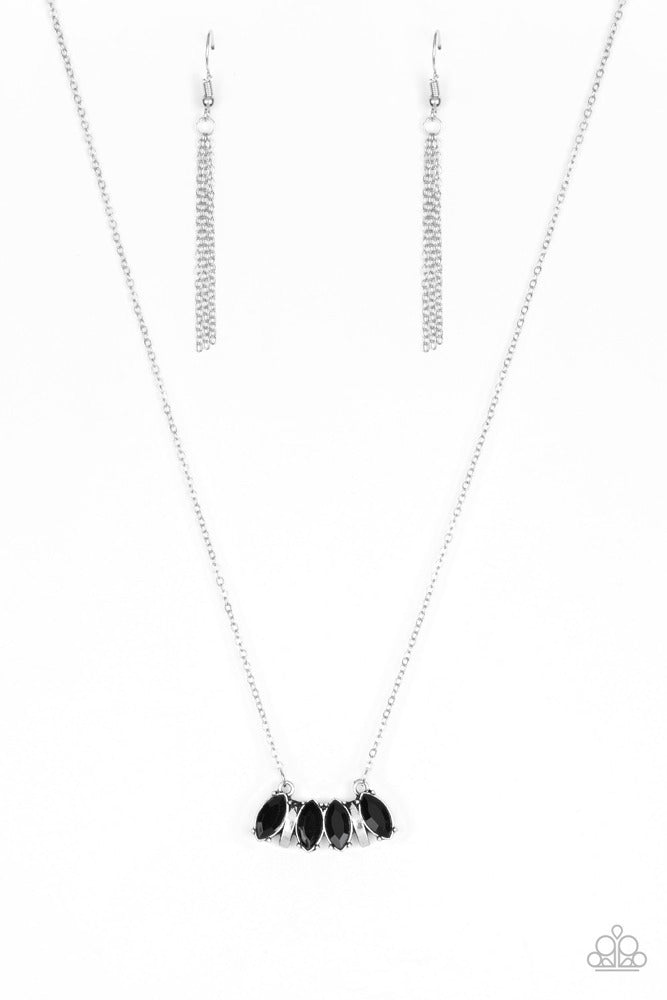 Deco Decadence - Black  Necklace