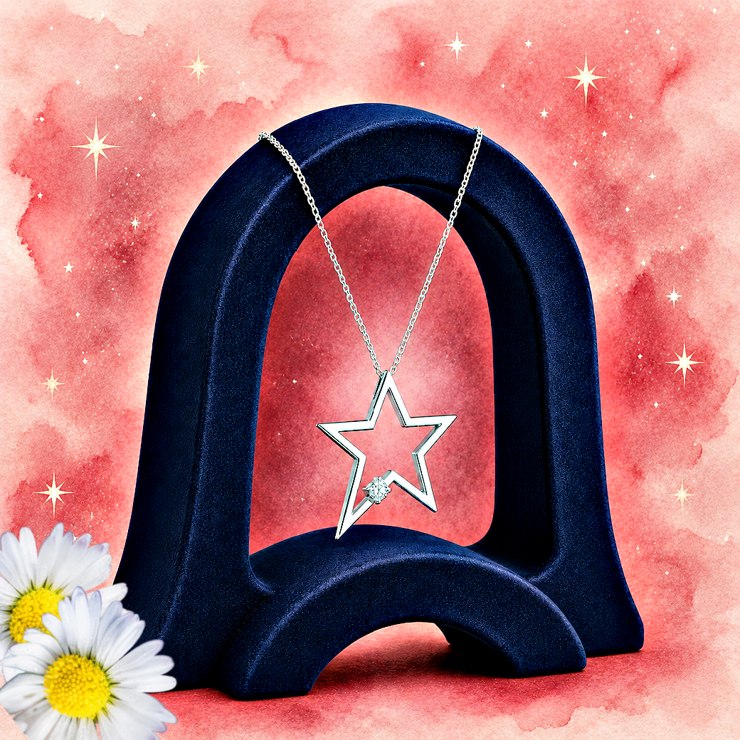 Light Up the Sky - Silver Necklace