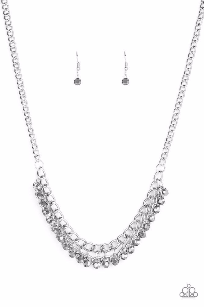 Glow and Grind - Silver  Necklace