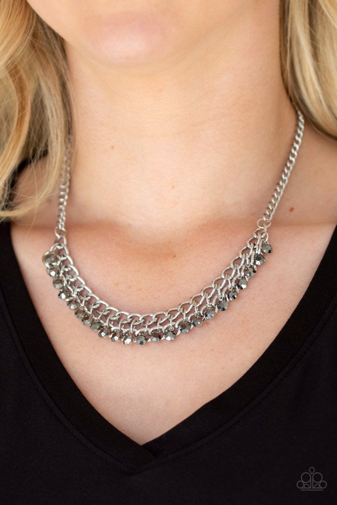 Glow and Grind - Silver  Necklace