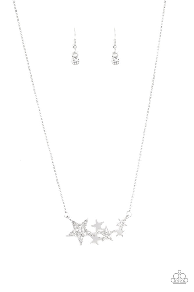 Rising Starlet - White Necklace
