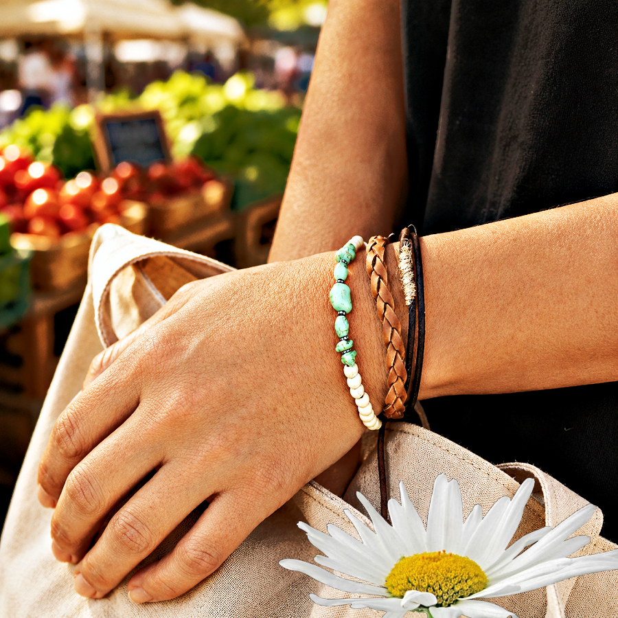 Far Out  Wayfair- Green Bracelet