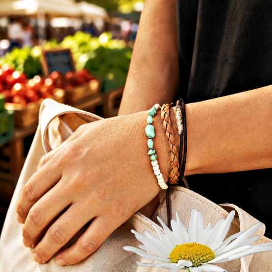 Far Out  Wayfair- Green Bracelet