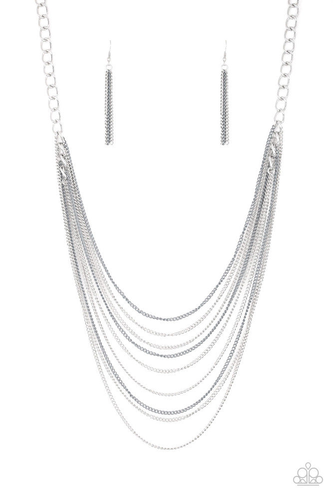 Rebel Rainbow - Silver Necklace