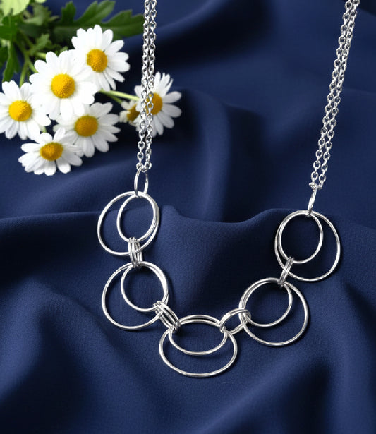 Urban Orbit - Silver Necklace