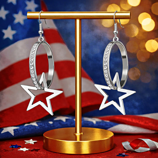 Superstar Showcase - White Earrings