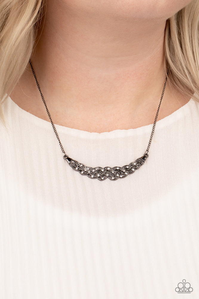 Whatever Floats Your YACHT - Gunmetal Necklace