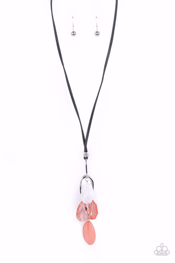 Fundamentally Flirtatious - Orange ~ Paparazzi Long/Opera (28-34") Necklace